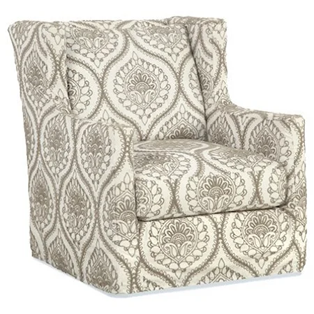 Upholstered Chair with Wings